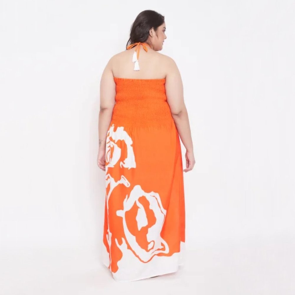 Gypsie Blu | Lightweight Flora Print Maxi Halter Tubedress | NWT - Picture 3 of 7